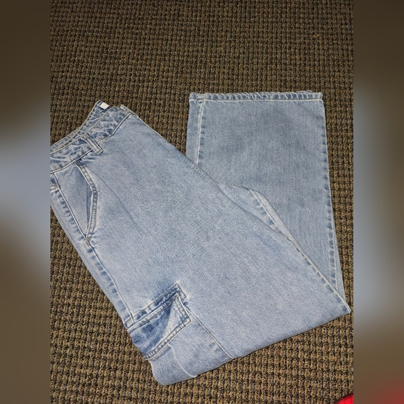 Forever 21 Blue Straight Leg Jeans - Picture 9 of 9